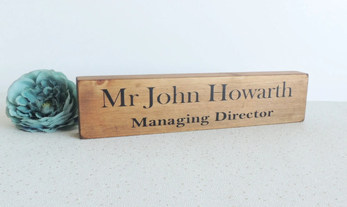 Office desk plaque - plaque,, for