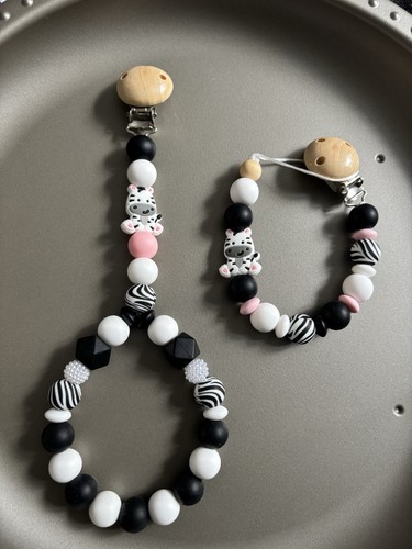 Leopard print dummy clip and - dummy,