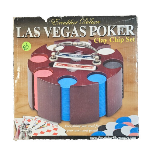 Las vegas poker chips clay - las,