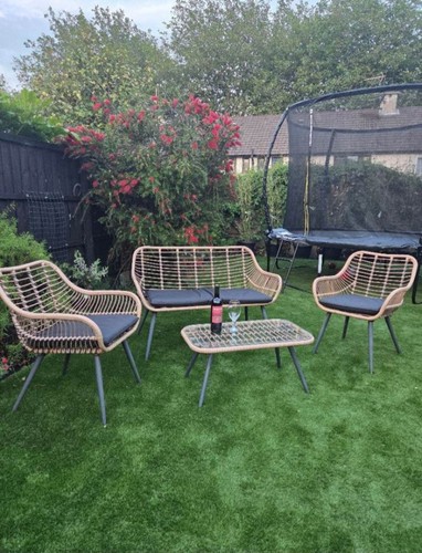 Habitat garden rattan table - rattan,
