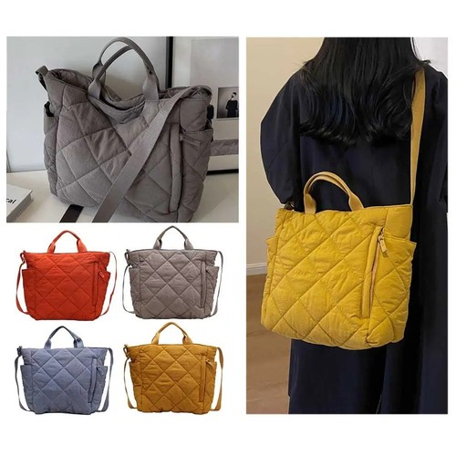 Women quilted tote bag - women,