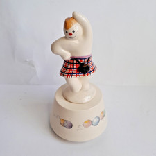 Rare Royal Doulton The Snowman ' Bluebells Of Scotland' Musical Figurine.