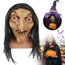 Old Witch Mask Halloween Scary