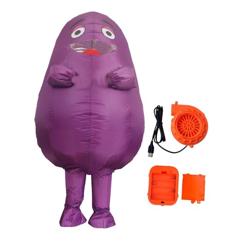 Inflatable grimace costume - grimace,