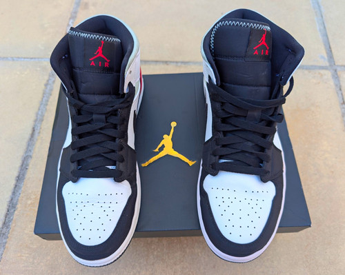 Nike air jordan mid white - air, 1