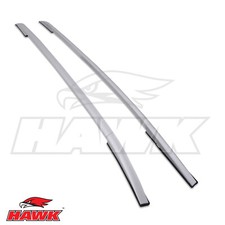SILVER ALUMINIUM FULL LENGTH ROOF RAILS RACK BARS FOR NISSAN QASHQAI J11 14-21