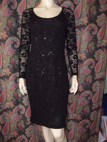 Picadilly dress black knit - picadilly,