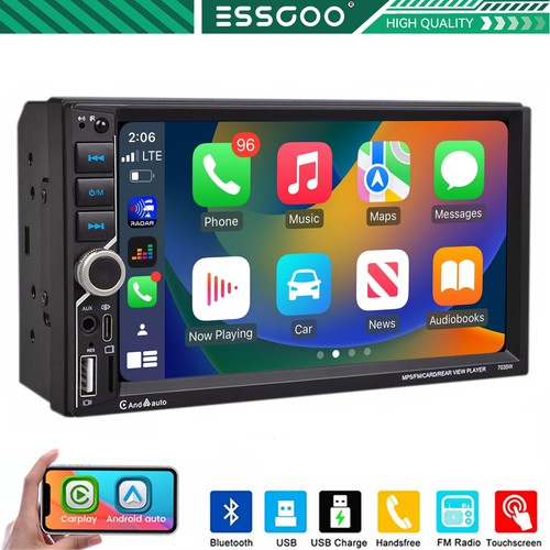 Double din car stereo radio - 7",