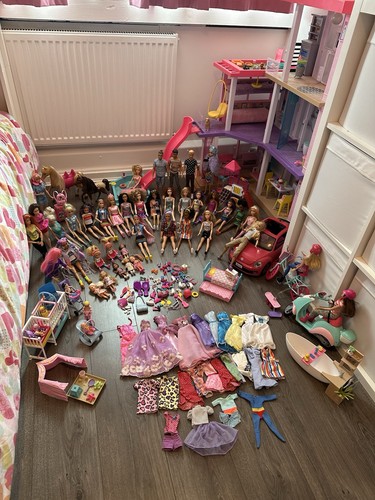 Barbie dream house with - dream, dolls
