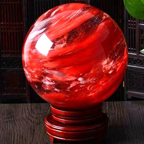 90mm large natural - 90mm, red