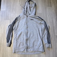 Muhammad Ali Grey Adidas Zip Up Hoodie