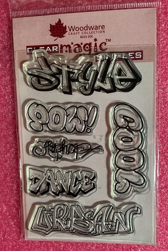 Woodware clear magic stamp - clear, set