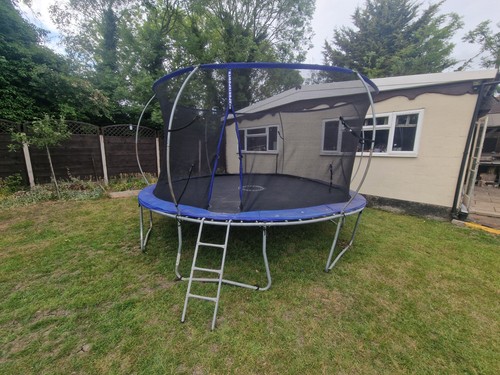 Big 12ft trampoline - big, with