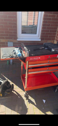 Blue point red black - blue-point, metal