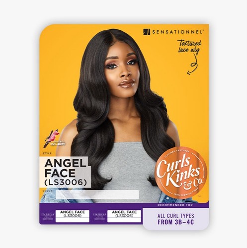 Sensationnel lace front wig - front,