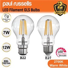 LED Dimmable GLS Bulbs 7W=60W