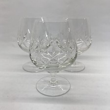 Set of 3 Cut Crystal Brandy