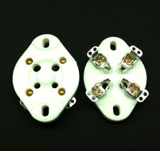 4 Pin UX4 Chassis Mount Ceramic Valve Tubes Socket for 2A3, 300B, etc. 