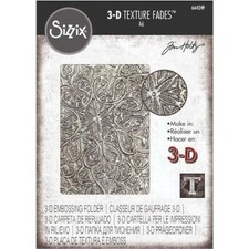 Sizzix 3-D Texture Fades Embossing Folder by Tim Holtz - Engraved 664249