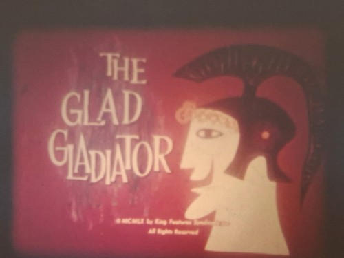 Popeye the glad gladiator - popeye,