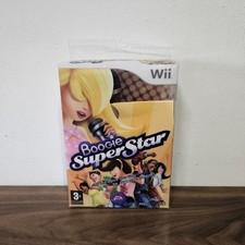 Wii Mic Bundle: w/ Microphone + Boogie Superstar Game, Nintendo Wii Tested Wii