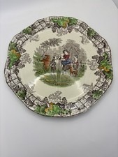 Copeland Spode Byron № 2 Quartered Sandwich Plate in Lovely Condition 25 cm