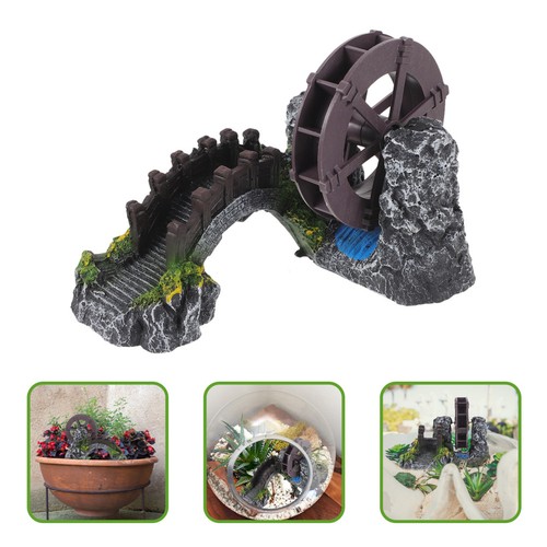 Water wheel model aquarium - water,
