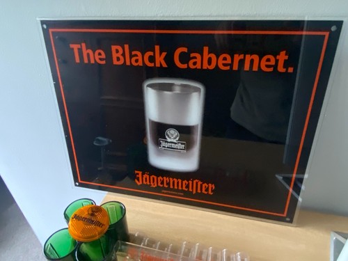 Jagermeister job lot - sign, shot