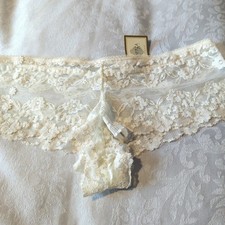 @ BNWT La Senza Lingerie cream lace pants Size-XL new
