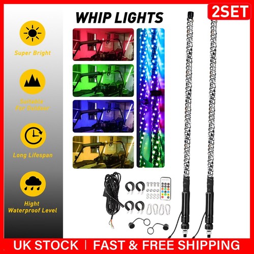 3ft rgb led whip - rgb,
