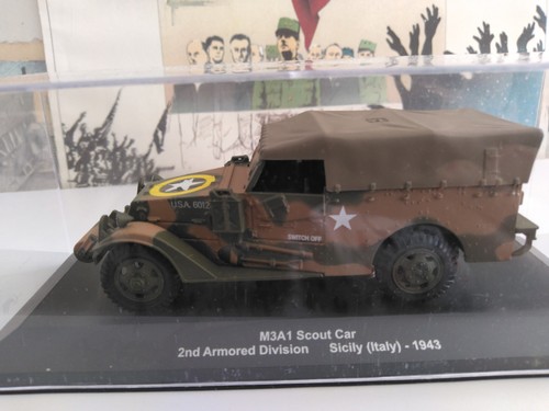 M3a1 scout car - scout, camouflage