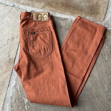 Lee 101 Men’s Jeans 101S W30 L32 Twill Selvage Orange Slim Straight