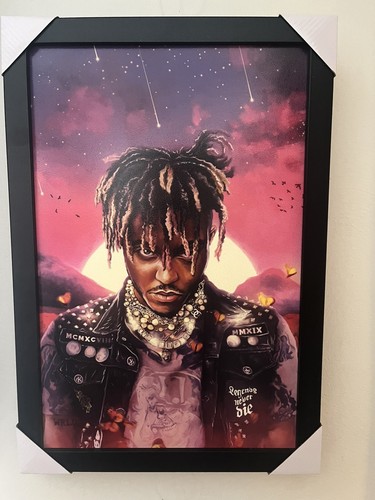 Juice wrld portrait framed - juice,