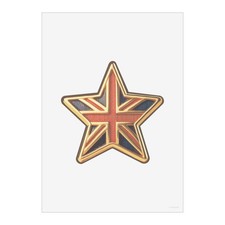 'Union Jack Star' Wall Art
