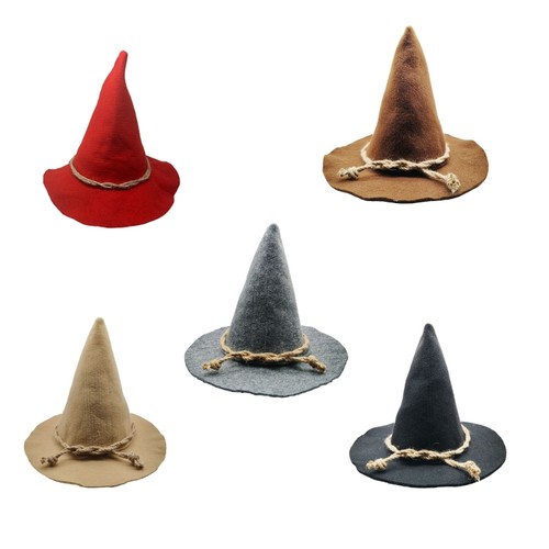 Stylish scarecrows witch hat - stylish,