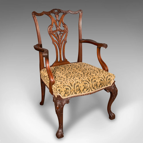 Antique drawing room armchair - antique,