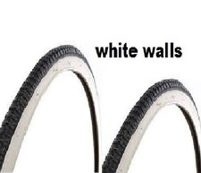 20 x 2.125 'WHITE WALL' Mountain Bike Tyres Off Road MTB bicycle x 2