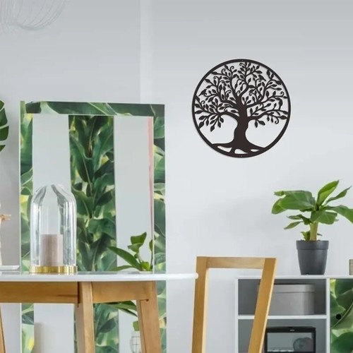 Tree life metal plaque - metal,