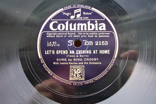 Bing crosby rpm let spend - bing, 78