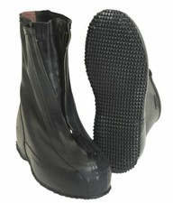 German army surplus waterproof rubberised overshooes with zip