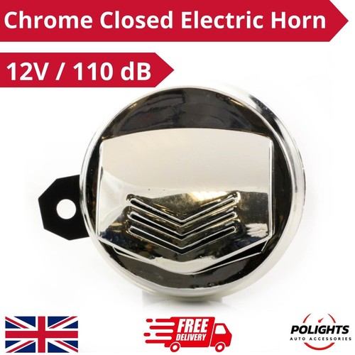 Chrome klaxon motorcycle bike - chrome,