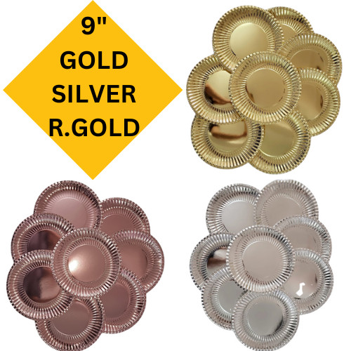 48pk gold silver paper - gold,