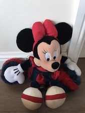 Vintage Minnie Mouse Plush Cheerleader PomPoms Walt Disney World Pom Pom Mascot