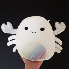 Squishmallow Magela The White Crab Plush 8" Kellytoy Soft Toy Teddy