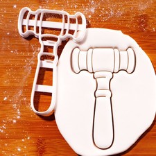 Gavel Cookie Cutter - Law