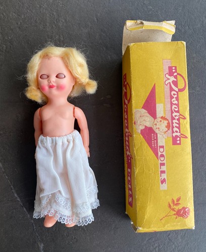 Vintage rosebud 207 - vintage, doll