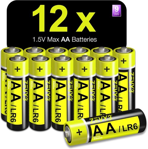 Pack batteries - 12-pack, aa