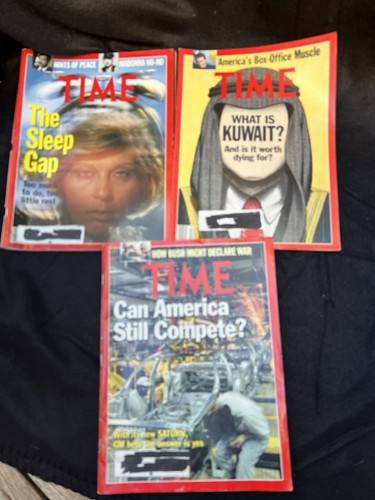 Set three vintage - three, time