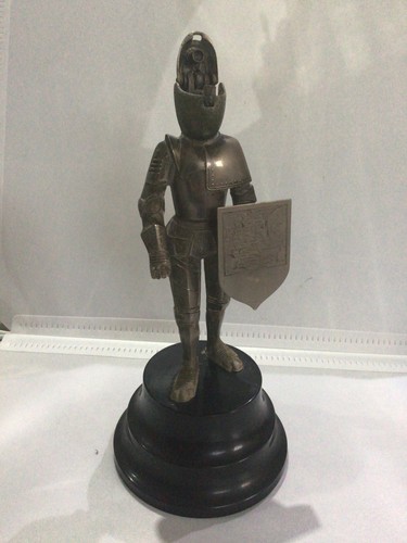 Vintage knight with cigarette