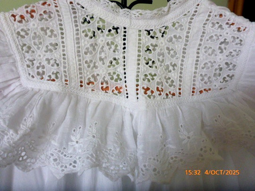 Antique cotton lace - /, /